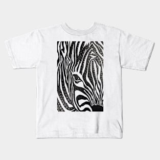 Black Zebra Kids T-Shirt